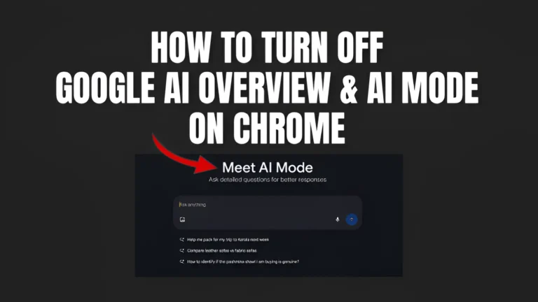 How to Turn Off Google AI Results?